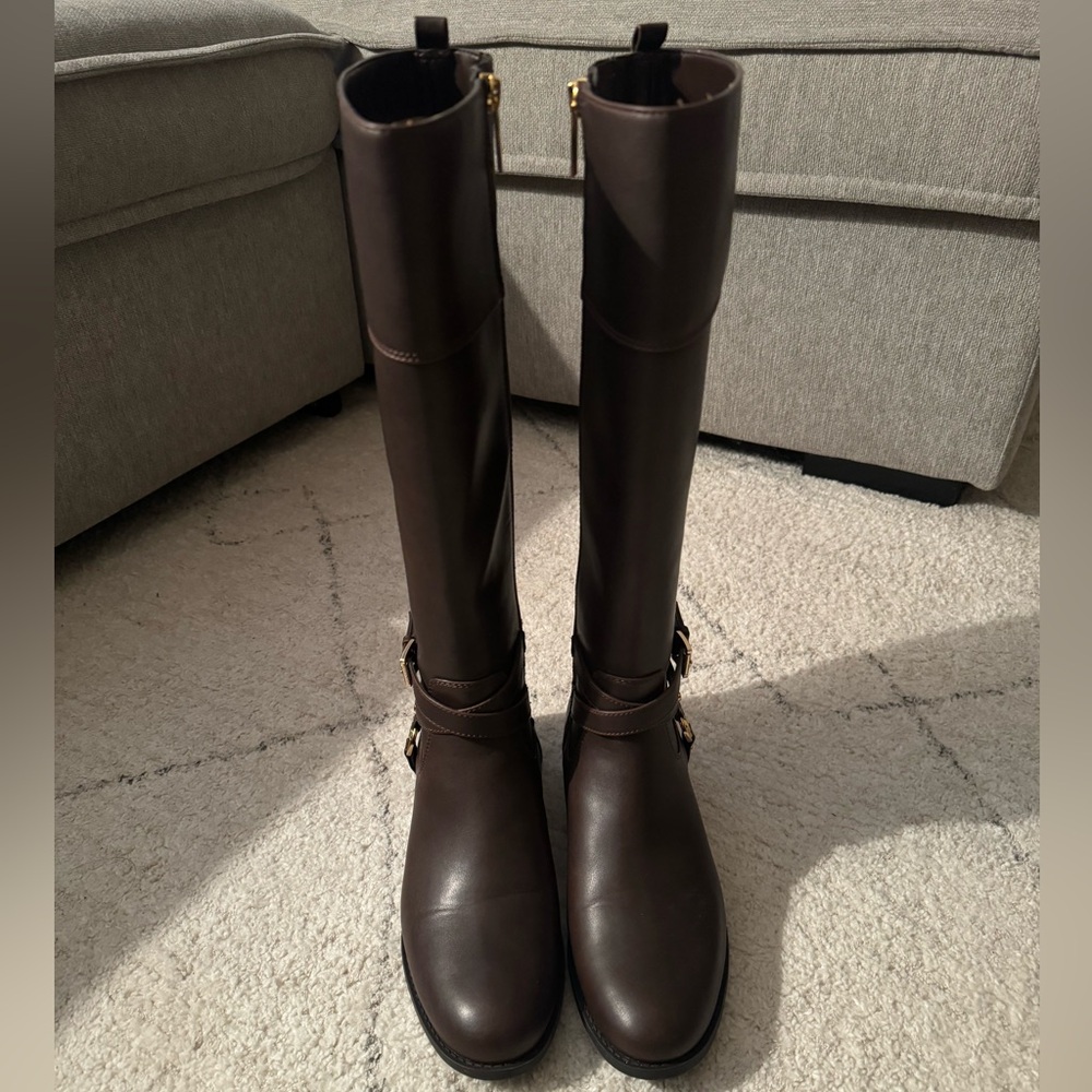 COPY - MICHAEL KORS Women’s Preston Tall Leather Boots S8 NWT
